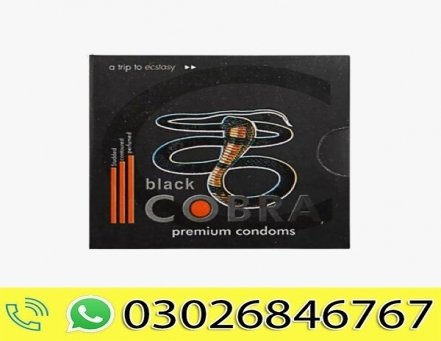 Black Cobra Premium Condoms In Pakistan