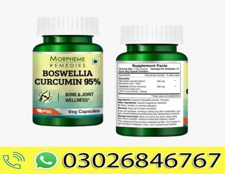 Morpheme Remedies Boswellia Curcumin 95% in Pakistan